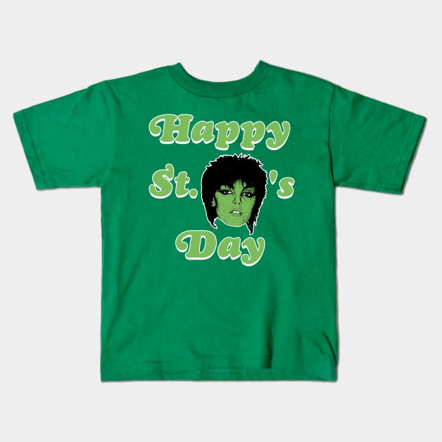 Happy St Pat Benatar's Day Kids T-Shirt by darklordpug